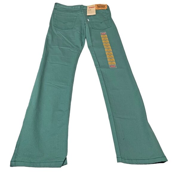 LEVIS 510 Waterfront Green Super Skinny Pants Jeans - Picture 6 of 9